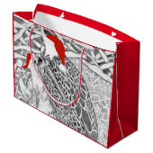 クリスマスネストハリエット+Mホームパパ+娘 ラージペーパーバッグ (裏面アングル)