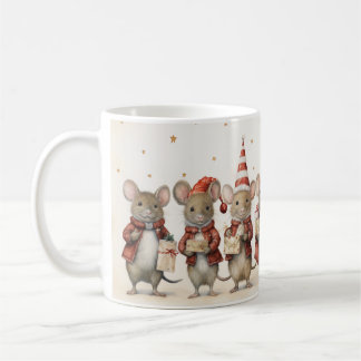 クリスマスネズミコーヒーティーマグカップ コーヒーマグカップ