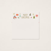 クリスマスネックレスロゴ表示カード (正面)