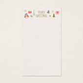 クリスマスネックレスロゴ表示カード (正面)