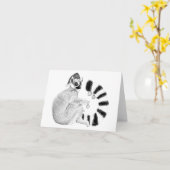 クリスマスネール カード (黄色い花)