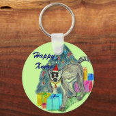 クリスマスネール キーホルダー (正面)