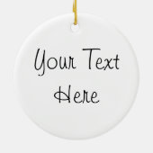 クリスマスネール セラミックオーナメント (裏面)