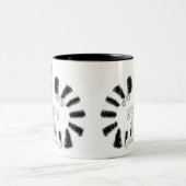 クリスマスネール ツートーンマグカップ (中央)