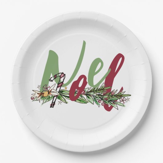 クリスマスノエル ペーパープレート (正面)