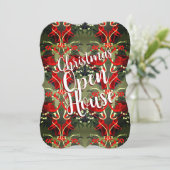 クリスマスノスタルジアグリーティングまたは招待状 (スタンド正面)