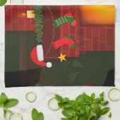 クリスマスノスフェラトゥ キッチンタオル (折り畳み)