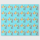 クリスマスノピーキング小妖精や小人ギフトラップ ラッピングペーパー (フラット)