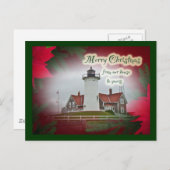 クリスマスノブスカポイントライトハウス シーズンポストカード (正面/裏面)