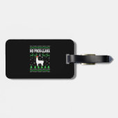 クリスマスノプロブラマ醜いクリスマスファミリーマッチング ラゲッジタグ (裏面横)