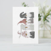 クリスマスノメカード サンキューカード (スタンド正面)