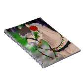 クリスマスノルウェーフィヨルド馬 ノートブック (右側)