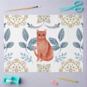 クリスマスノルディックタイルシリーズデザイン21 薄葉紙 (クラフト)