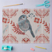 クリスマスノルディックタイルシリーズデザイン22 薄葉紙 (クラフト)