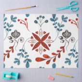 クリスマスノルディックタイルシリーズデザイン5 薄葉紙 (クラフト)