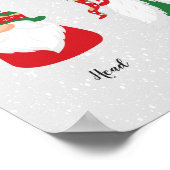 クリスマスノルディック格言ゴンクファミリー ポスター (角)