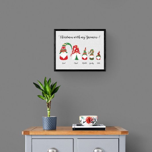 クリスマスノルディック格言ゴンクファミリー ポスター