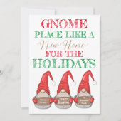 クリスマスノルディック格言ニューホームフォーザホリデーズ 案内状 (正面)