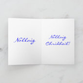 クリスマスノレイグチェリデーユレッドスターホリデーカード シーズンカード (内部)