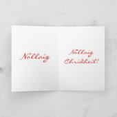 クリスマスノレイグチェリデーユレッドスターIホリデーカー シーズンカード (内部)