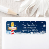 クリスマスノースポールサインパーティー住所 シール (インサイチュ)