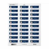 クリスマスノースポールサインパーティー住所 シール (フルシート)