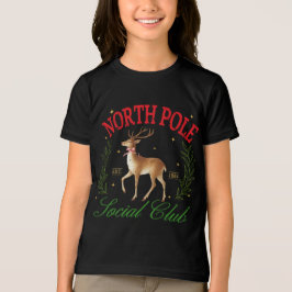 クリスマスノースポールソーシャルクラブトナカイ トライブレンドTシャツ