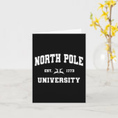 クリスマスノースポール大学サンタワークショップエルフ カード (黄色い花)