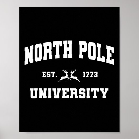 クリスマスノースポール大学サンタワークショップエルフ ポスター (正面)