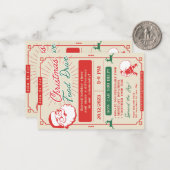 クリスマスノートカード ノートカード (正面/裏面インサイチュ)