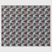 クリスマスノートラッピング紙 ラッピングペーパー (フラット)