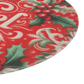 クリスマスノードレッド&グリーン カッティングボード (角)