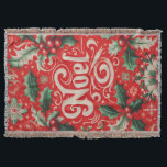 クリスマスノードレッド&グリーン スローブランケット<br><div class="desc">クリスマス!</div>