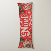 クリスマスノードレッド&グリーン ボディピロー (正面縦)