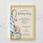 クリスマスノームのホリデーパーティー 招待状 (正面)