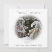 クリスマスノーム | インプ | クリスマス ホリデー カード (正面)