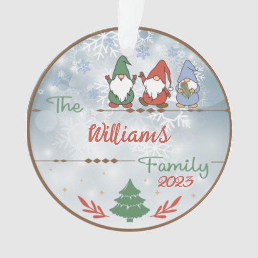 クリスマスノーム オーナメント (正面)