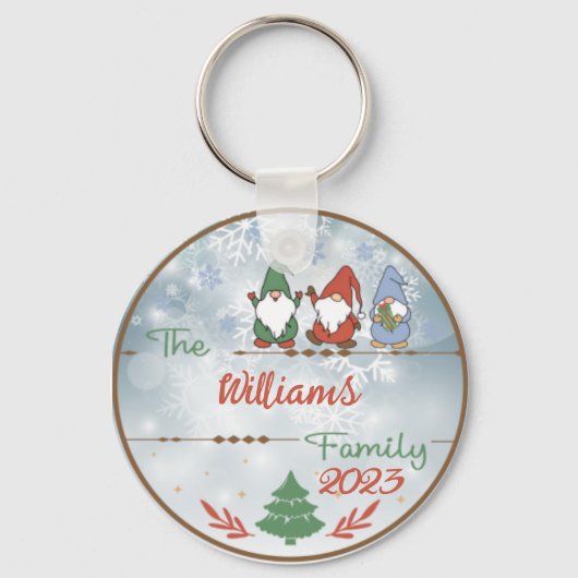 クリスマスノーム キーホルダー (正面)