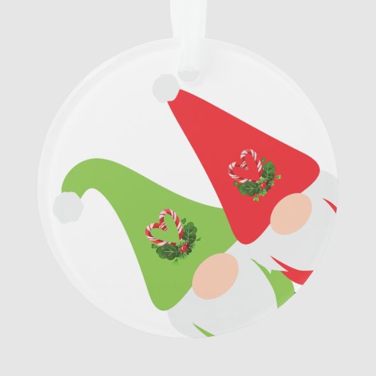 クリスマスノーム 楽しいホリデーシーズン NAME 年の楽しみ オーナメント (裏面)