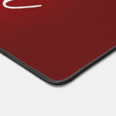 クリスマスノールレッドホワイトファンシーホリデーデザイン デスクマット (コーナー)