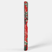 クリスマスノールレッド&グリーン電話ケース SAMSUNG GALAXYケース (右側面)