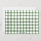 クリスマスハイゲベビーシャワー招待状 招待状 (裏面)