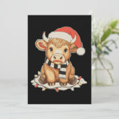 クリスマスハイランド牛モー Xmas 休暇シーズン シーズンカード (スタンド正面)