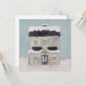 クリスマスハウスカード カード (正面/裏面インサイチュ)