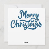 クリスマスハウスグリーティングカード シーズンカード (裏面)