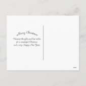 クリスマスハウススノーパインベリーウォーター色 シーズンポストカード (裏面)