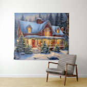 クリスマスハウスタペストリー タペストリー (インサイチュ(横))