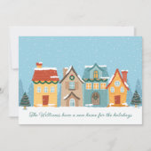 クリスマスハウスフェスティバル新しいホームアドレスムービング シーズンカード (正面)