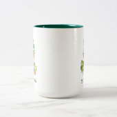 クリスマスハウスプラントマグツートーンコーヒーマグ ツートーンマグカップ (中央)