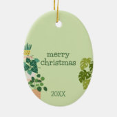クリスマスハウスプラント セラミックオーナメント (裏面)
